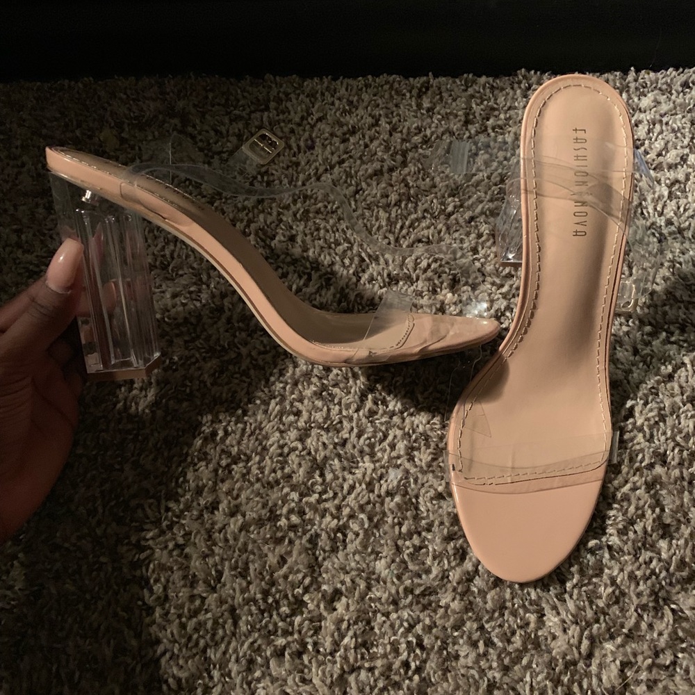 Clear Heel- Fashion Nova